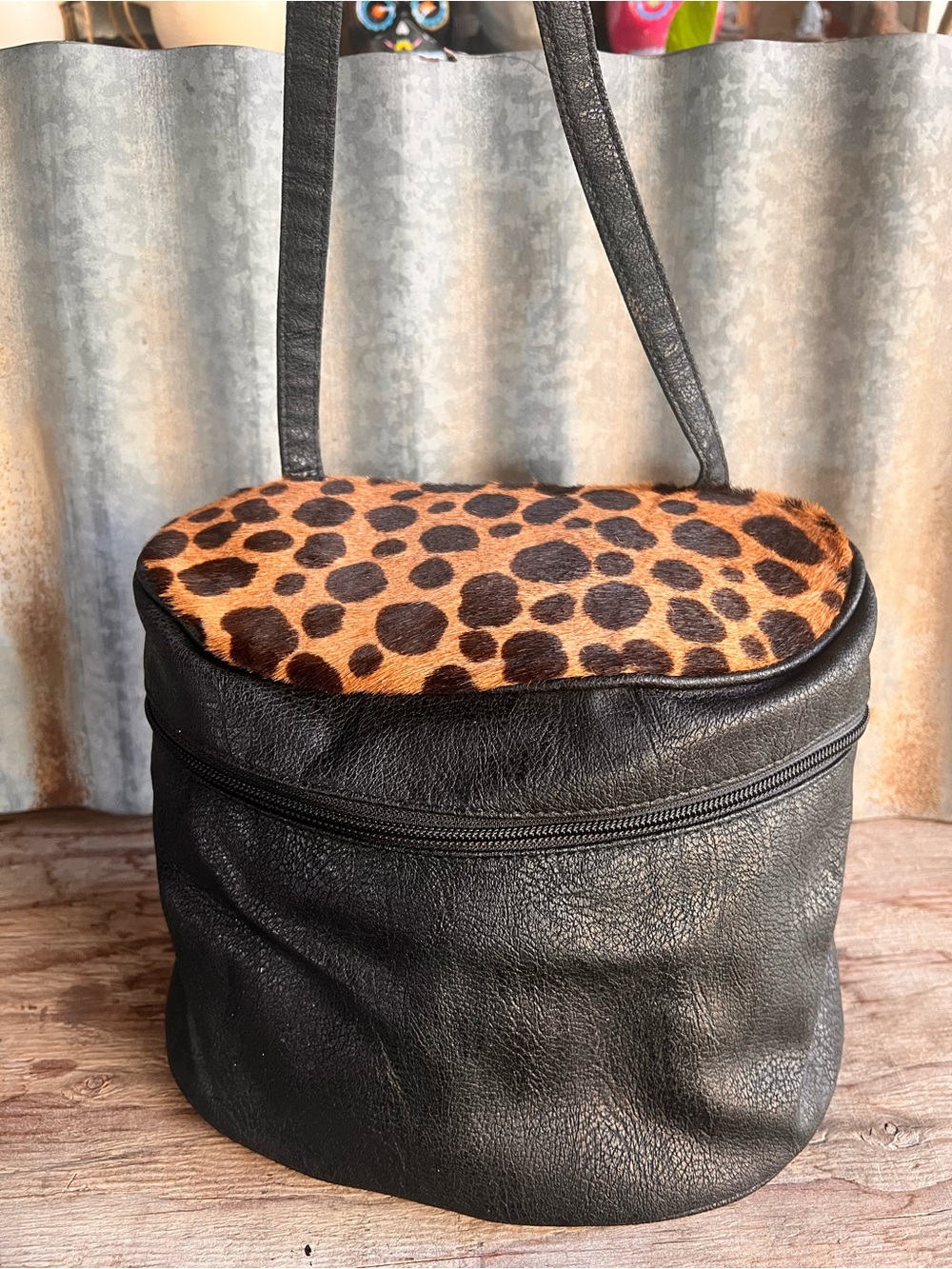 vintage Jennifer Moore barrel bucket bag - Picture 3 of 5